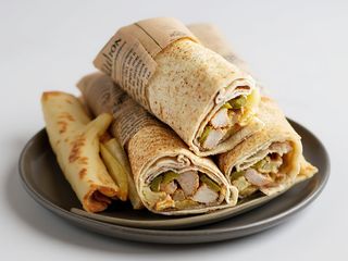 Menù shawarma pollo