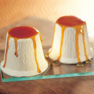 Panna cotta con caramello