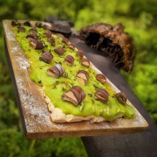 Sfoglia dolce e crema di pistacchio