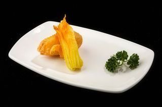84. Fiori di zucca fritti - 2 pezzi
