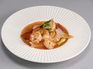 163. Gamberi in salsa chili - piccante