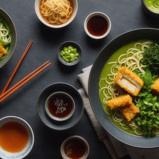 Ramen al te matcha veg