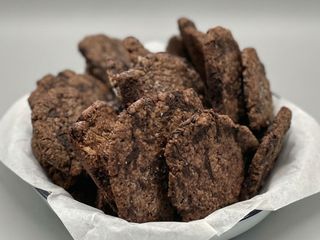 Vegan cookie cacao e mandorle