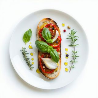Le bruschetta al pomodoro fresco
