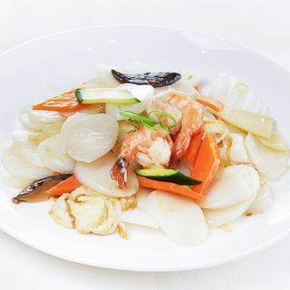 335.Gnocchi di riso con gamberi