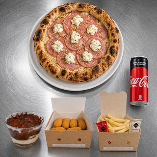 Menù pizza bianca + Fritto