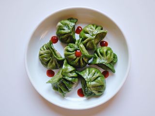 Ravioli di verdure al vapore o alla griglia 5 pezzi