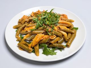 Garganelli speck e rucola