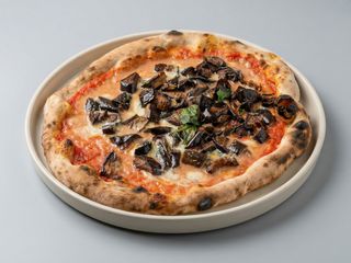 Arrabbiata con melanzane a funghetto