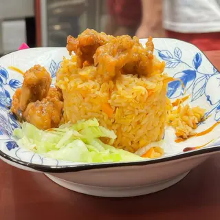 Chow fan de pollo