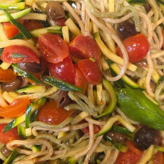 Spaghettini integrali e al basilico