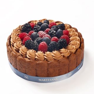 Charlotte invernale al cioccolato e frutti di bosco - 8 porzioni