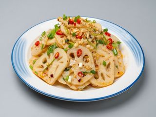 Radice di loto in salsa piccante