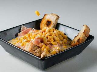 Mais, bacon e cheddar