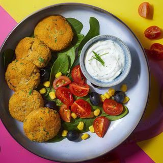Falafel con verdure
