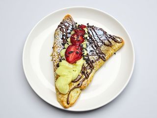 Crêpe con cioccolato bianco