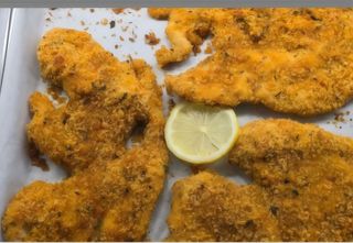 Cotoletta di pollo con patate