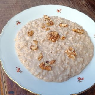 Risotto zola e noci