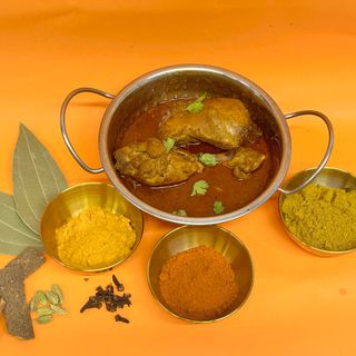 Chicken curry with rice