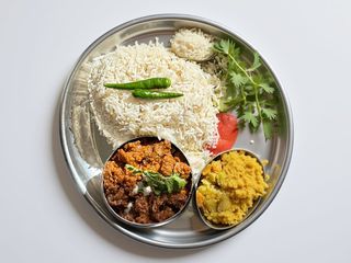 Beef curry with rice