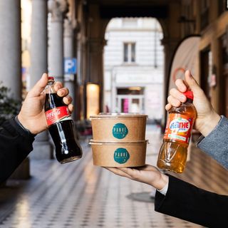 Pancake salato + Pancake dolce + bibita a scelta 