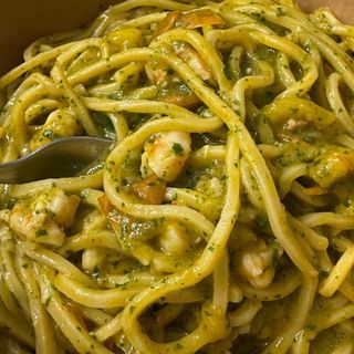 Mazzancolle e pistacchio 