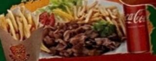 Menu piatto kebab