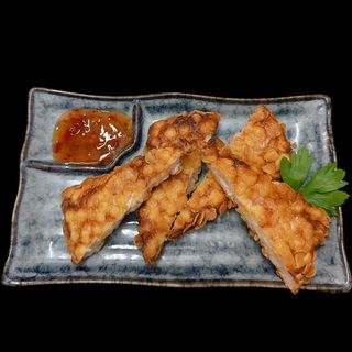 Cotoletta dorata di gamberi mais (玉米虾排)