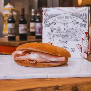 Schiacciata con solo Mortadella Bologna IGP