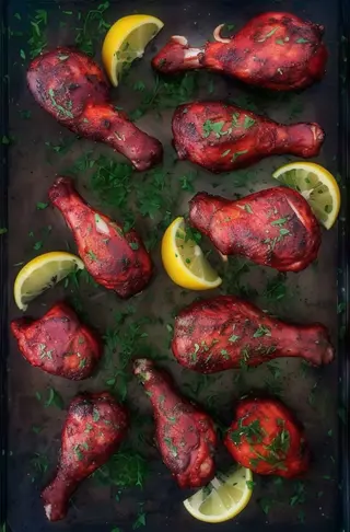 Mix tandoori chicken