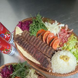 2 kebab con riso +1 bovando