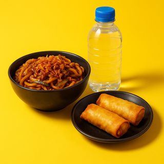 NOODLES + INVOLTINI PRIMAVERA 2PZ + BIBITA