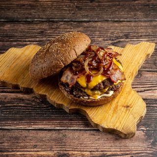 Double Sicily Bacon Cheeseburger