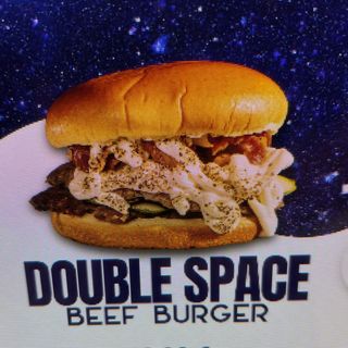 Double Space Beef Burger