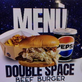 Double Space Beef Burger Menù