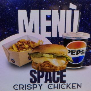 Space crispy chicken menù