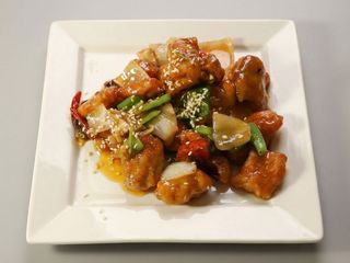 Pollo fritto con salsa agrodolce