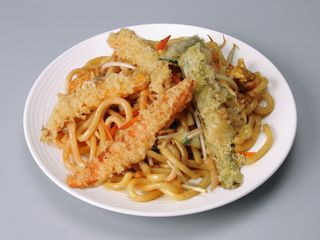 Fried Udon Gamberoni Crispy