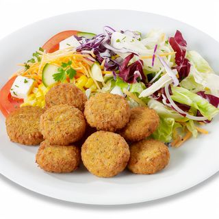 Piatto falafel menù