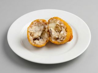 Supplì radicchio e gorgonzola