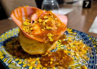 Frittatina di pasta mortadella e pistacchio