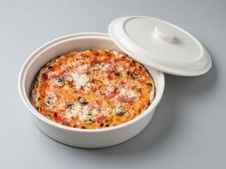 Prosciutto cotto e funghi rotonda