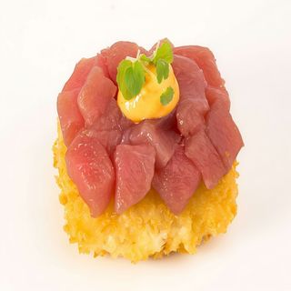 Qubo di riso e tonno spicy - 1 pezzo