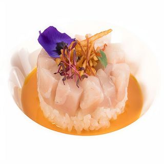 Tartare riso e pesce bianco