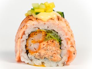SAKE FLAMBE ROLL