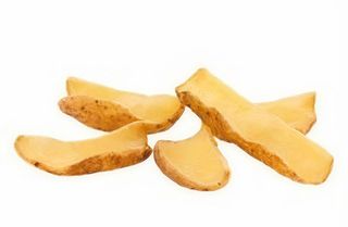 Patate con la buccia piccole