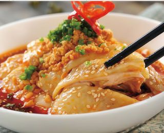 08 Pollo al vapore con salsa al peperoncino