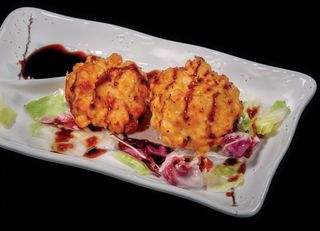 7 Polpette di gamberi con mandorle 3 pezzi