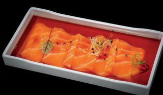 116 Carpaccio salmone 10 pezzi