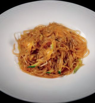 144A Spaghetti di soia con verdure